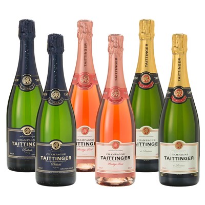 Crate of 6 The Taittinger Collection